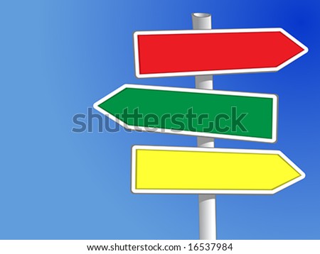 Vector Signpost