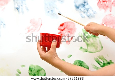 childrens paint brush