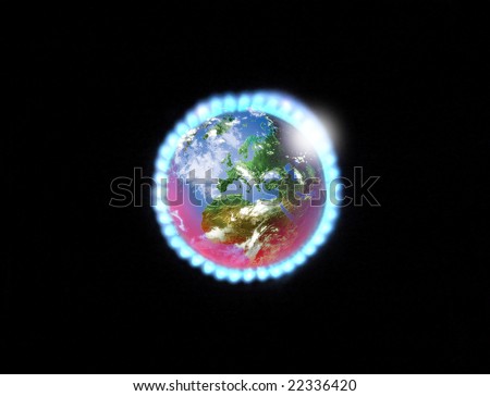 globe explosion space outer space future illustration