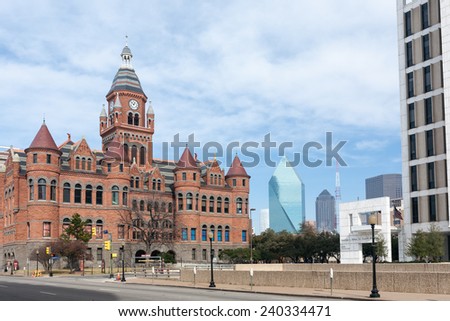 The Dallas County Courthouse, built in 1891 of red sandstone rusticated marble accents, is an historic governmental building located at Dallas, Texas. Now is Old Red Museum.