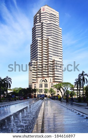 KUALA LUMPUR, MALAYSIA - JANUARY 31, 2014: Public Bank Berhad (PBB). Public Bank Brand is the best brand in financial services in Malaysia. The bank was founded in 1966 by Teh Hong Piow.