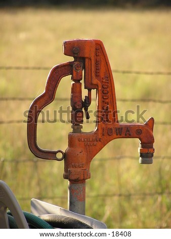 Water pump on a farm.