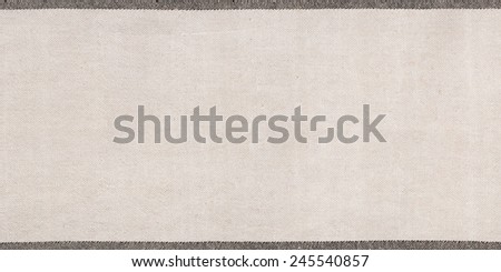 Close-up of beige, raw cotton fabric