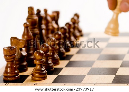 Chess set - starting gameplay
