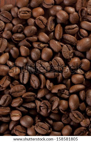 roasted coffee beans can be used for a background