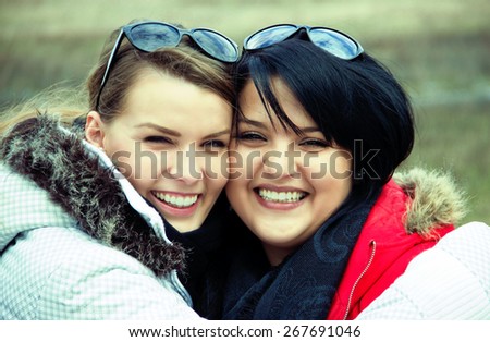 Two Women Laughing