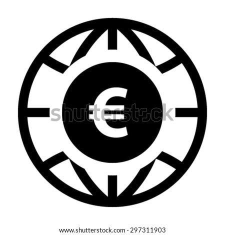 Euro Icon - Currency, Global, Business, Money, Finance etc.