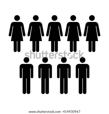 People Icon - Men & Women Vector - 414930967 : Shutterstock