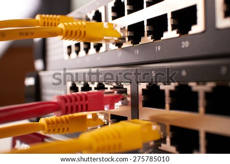 Ethernet Switches and patching cord