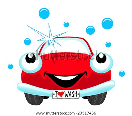 stock vector : Car wash