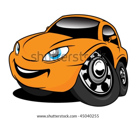 cartoon car. stock vector : Cartoon car