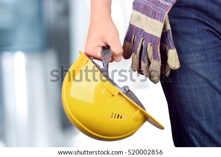 Worker in a construction site