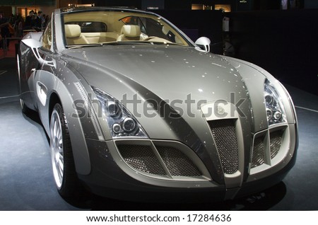 GENEVA - MARCH 9, 2007: New generation of Russo-Baltique Impression model is demonstrated in 77th International Motor Show, March 9, 2007 in Geneva, Switzerland
