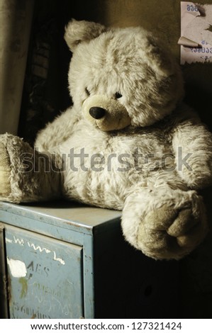Teddy bear in classic vintage style