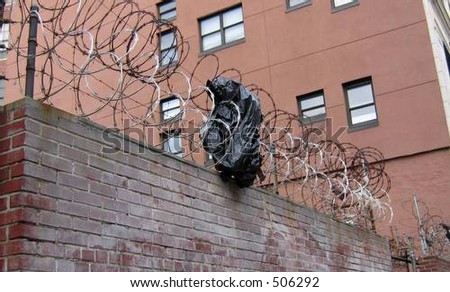 BARBED WIRE WALL