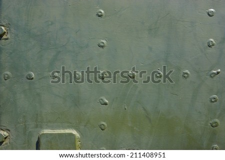 Old military tank texture - Russian heavy military armored artillery