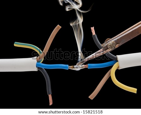 image: stock-photo-connection-electrical-cable-through-the-soldering-15821518