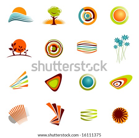 stock vector : business and industry logos