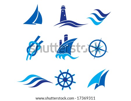 witn nautical flags