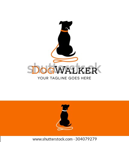 Dog silhouette Free Vector / 4Vector