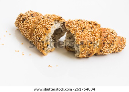 Sesame croissant