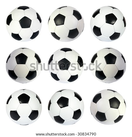 soccer ball pattern. and white soccer ball on a