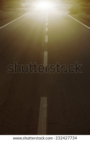 light at the end of the road