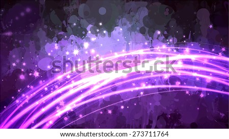 Violet shine lines background. Raster version