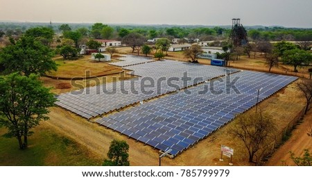 ground mounted solar power plants in africa in south sudan and zimbabwe