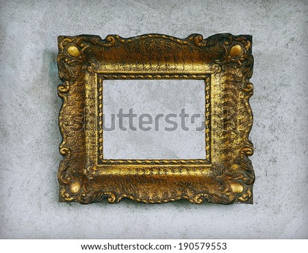 The frame color of old gold