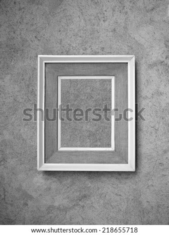 White frame (black and white)