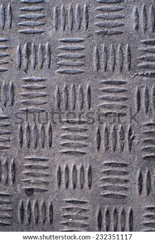 Close up of a metal pattern/ Metal pattern