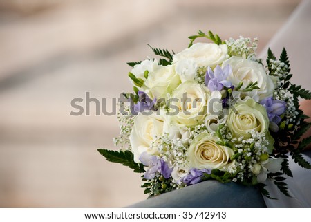 Wedding bouquet. Focus on the foreground. #3
