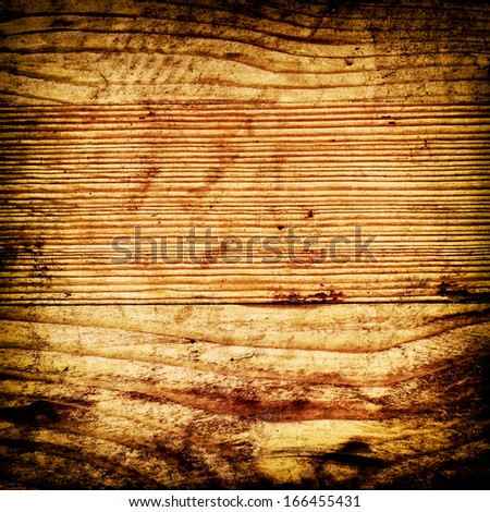 Wooden texture, old wooden boards with lens vignette.