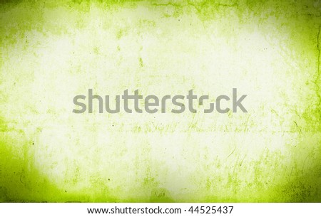 Grunge green paper texture background