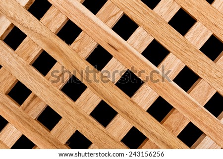 Spruce Square Wooden Timber Lattice Panel Fence Texture Pattern