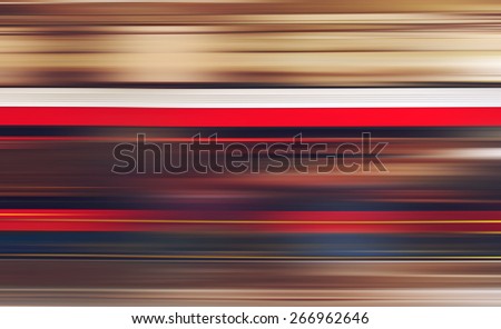 Blurred defocused subway train in motion as abstract urban background, speed and living fast in modern urban cities and environment.