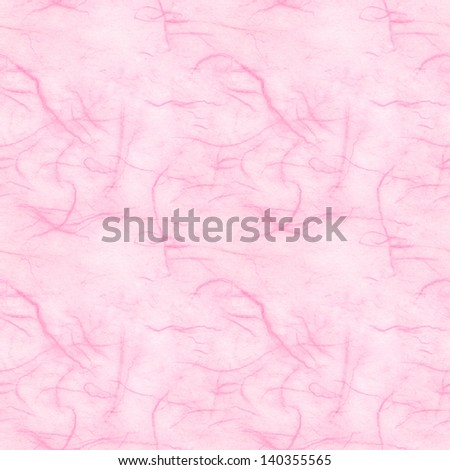 texture of pink paper with silk fibers, seamless pattern