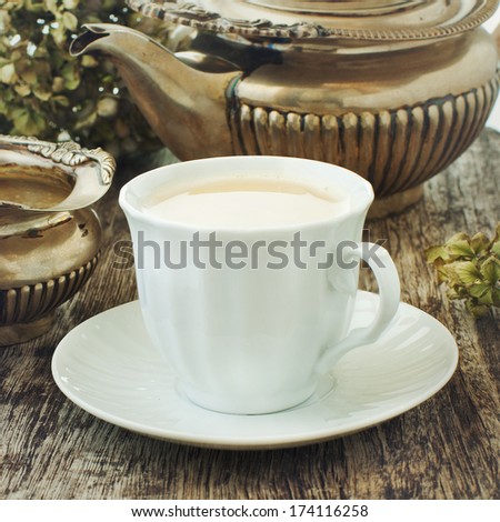 a cup of milk tea