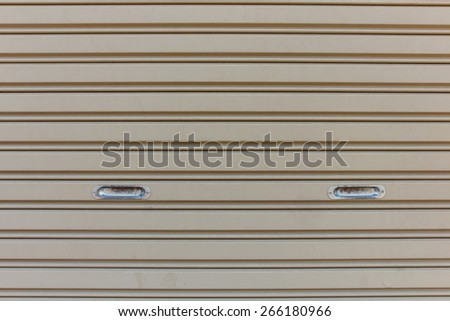 Steel sliding doors , Metal sheet slide door texture