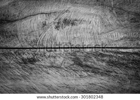 Abstract Black and White Wood Texture for Background.