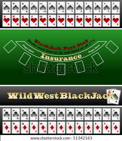 Blackjack Table Vector