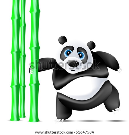 animated pics of pandas. stock photo : cartoon panda