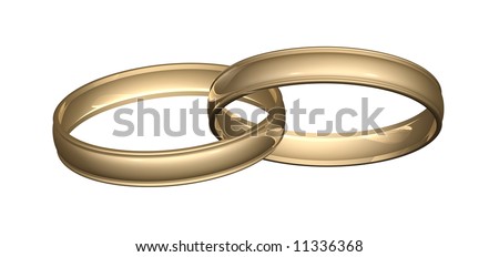 joined wedding rings