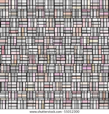 Pastel etched rectangles seamless background has light hues and uneven lines shapes.