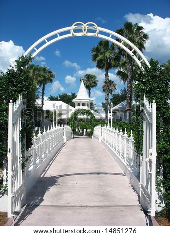 stock photo Wedding arch