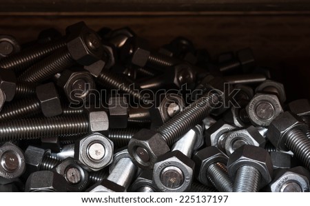 nuts and bolts in case box