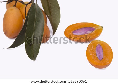 Marian plum Is native to Southeast Asia, including Myanmar, Thailand, Laos and Malaysia.