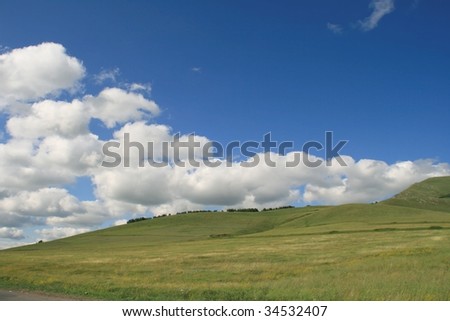 cloudy landscape