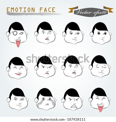 emotion face vector